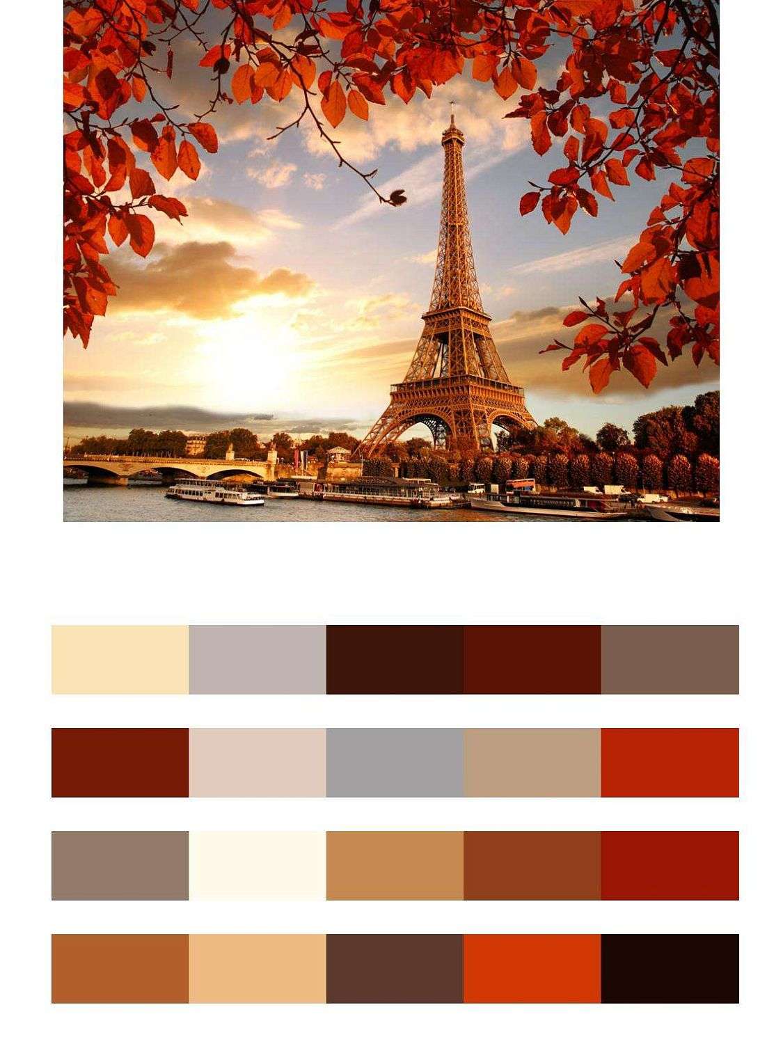 Башня париж вечером  9-767