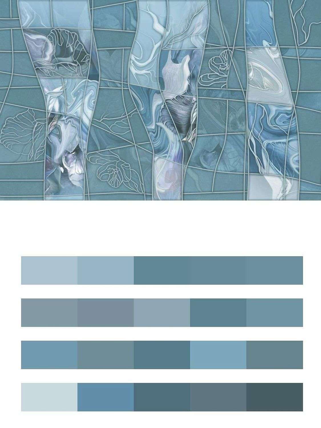 Мятная абстракция  13-107