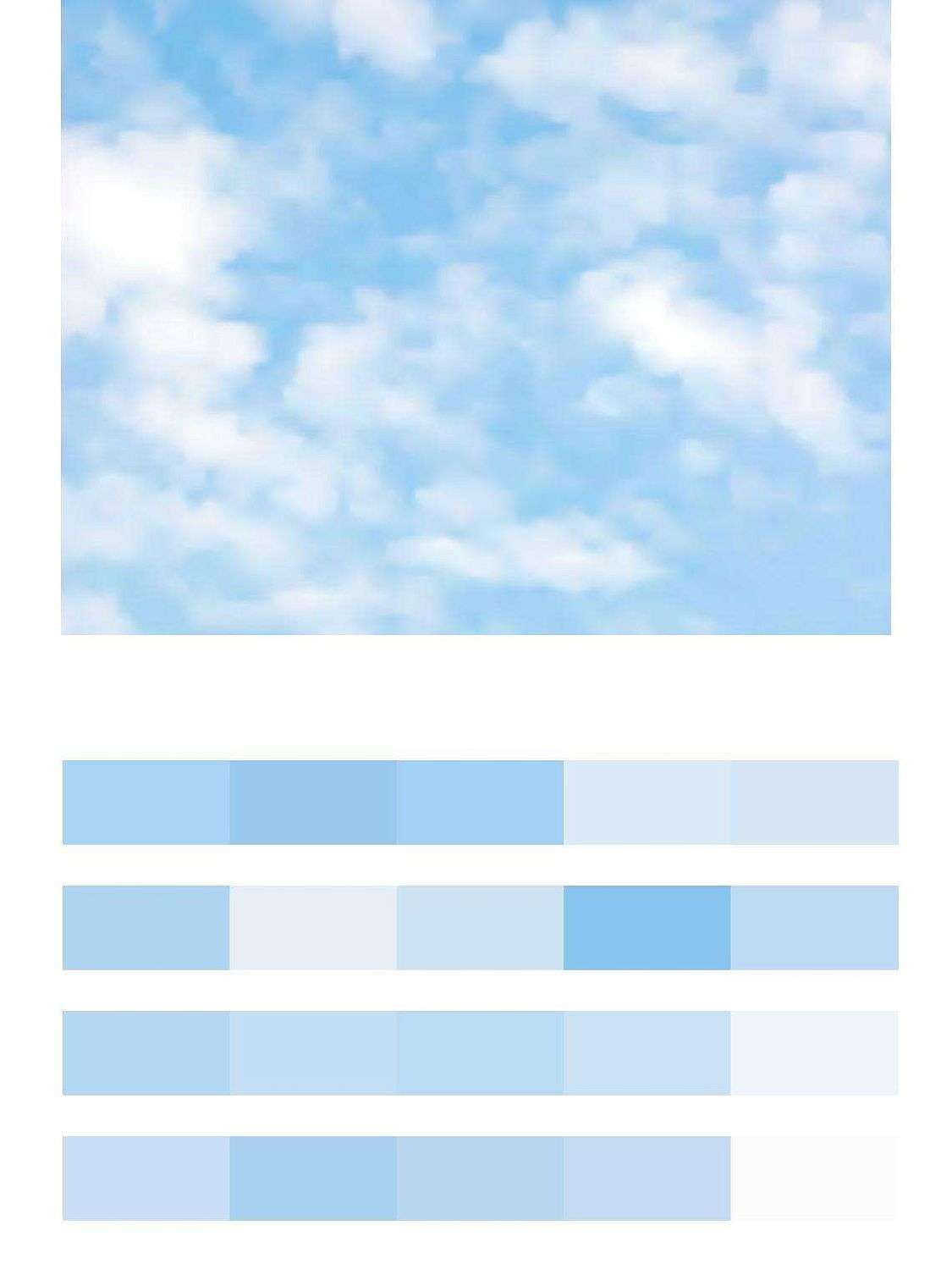 Светлое утреннее небо  9-412