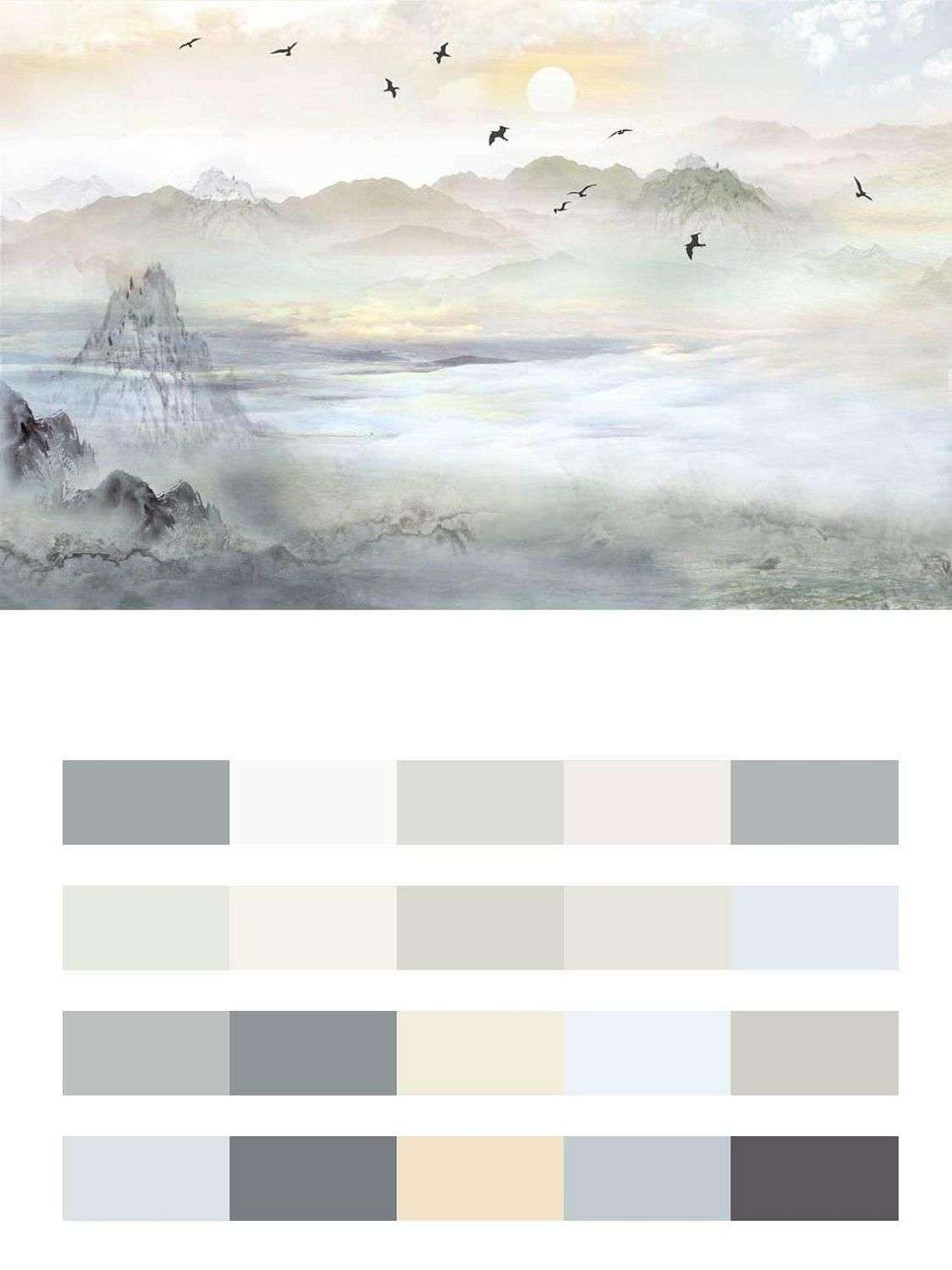 Холмы акварелью  9-1368