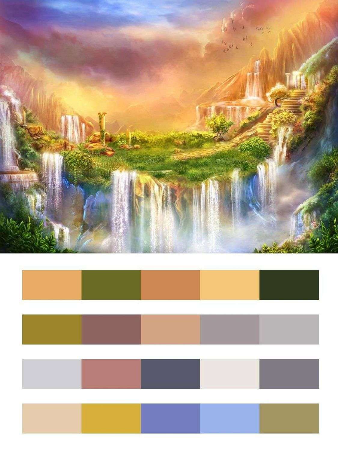 Яркий пейзаж  12-1172