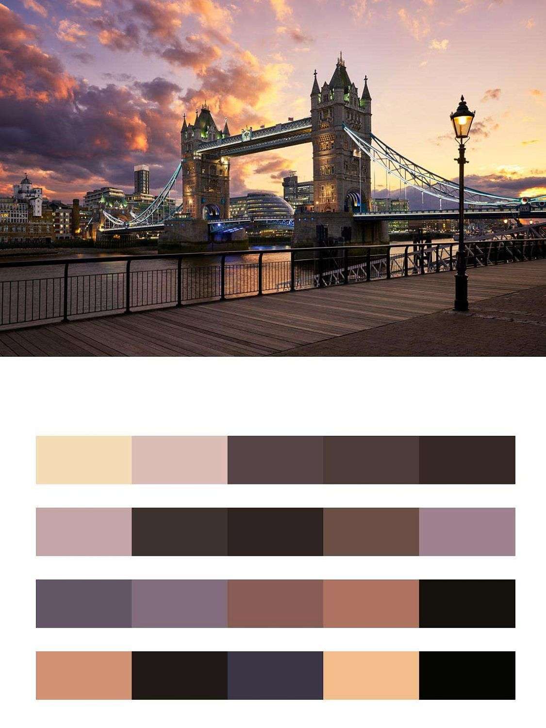 Вечерняя набережная Лондона  9-538