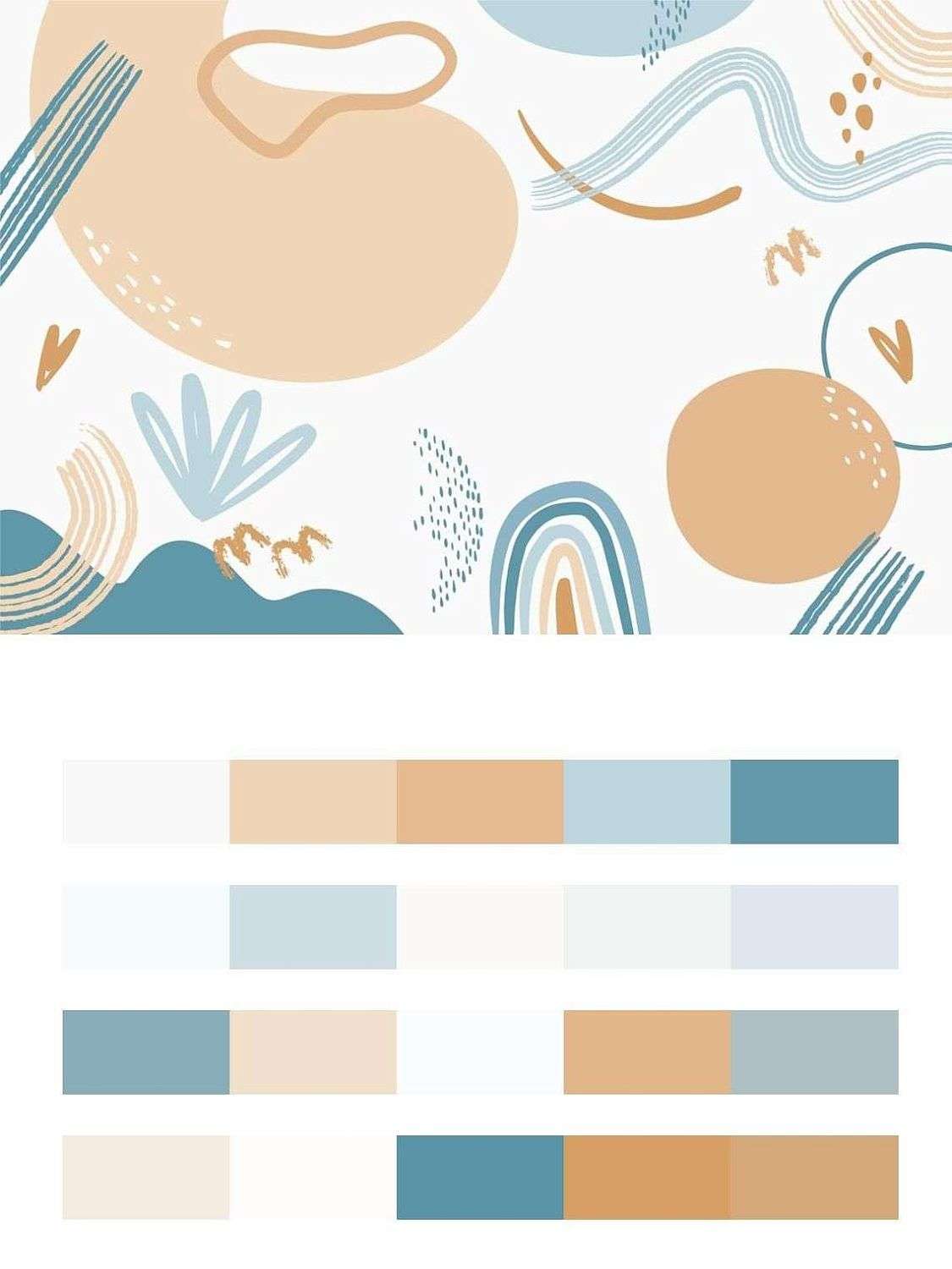 Пастельная абстракция  12-1417