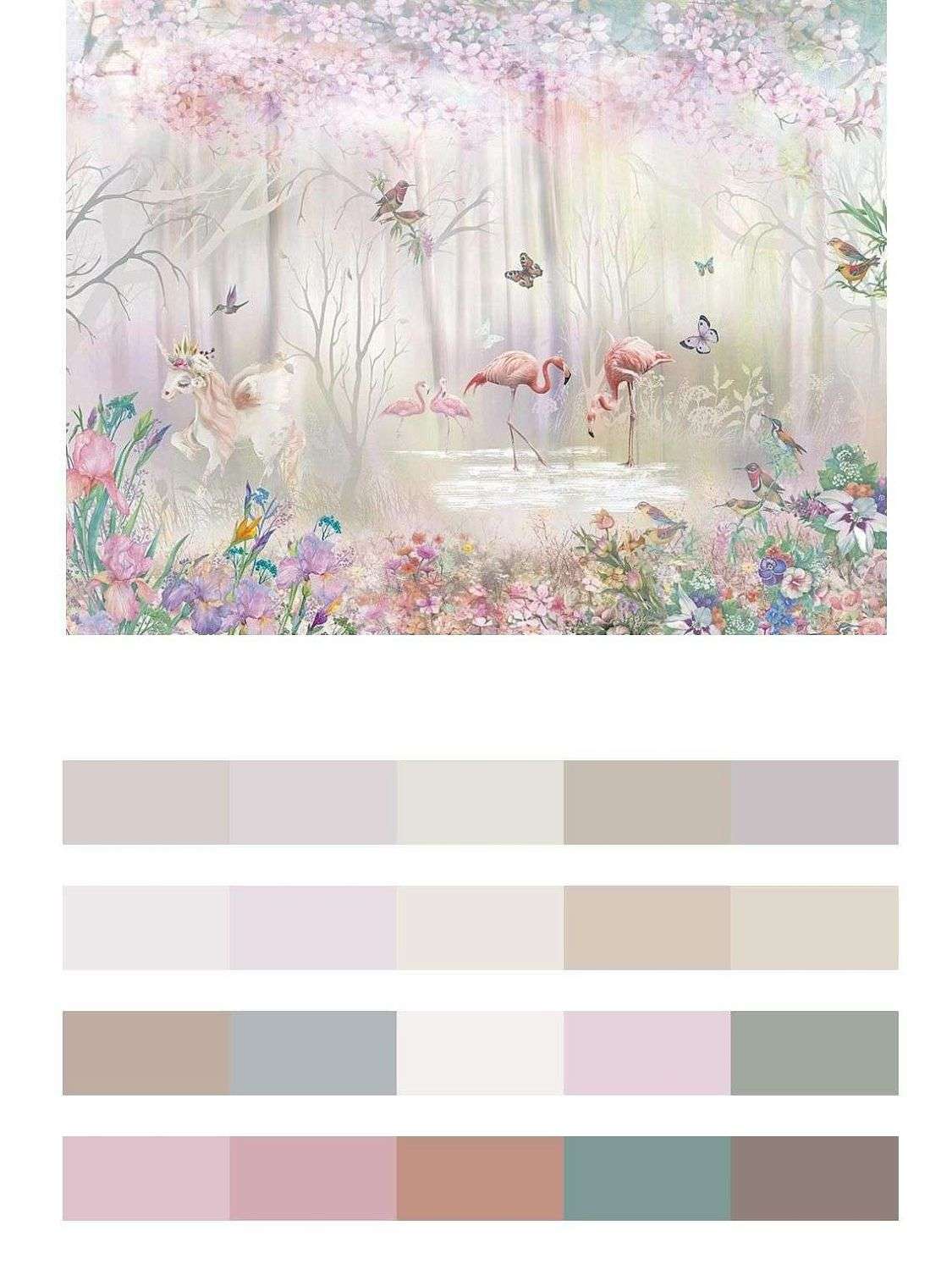 Сказочный розовый лес  14-686