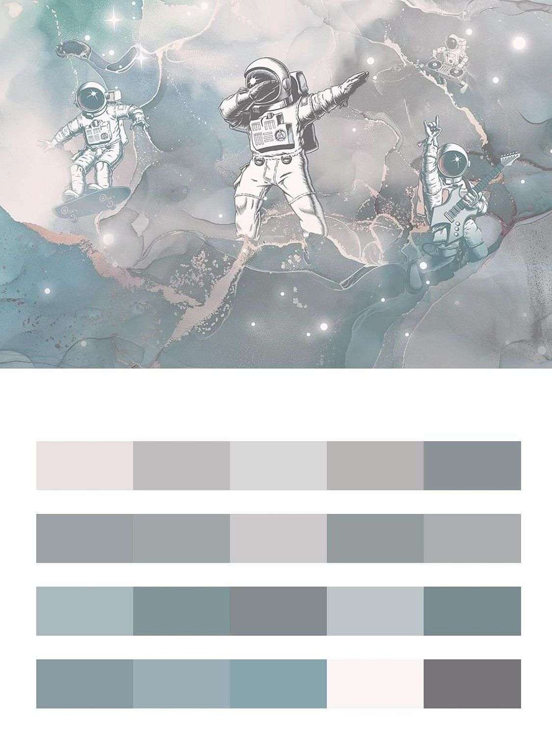 детские. Космонавты танцуют  12-1629