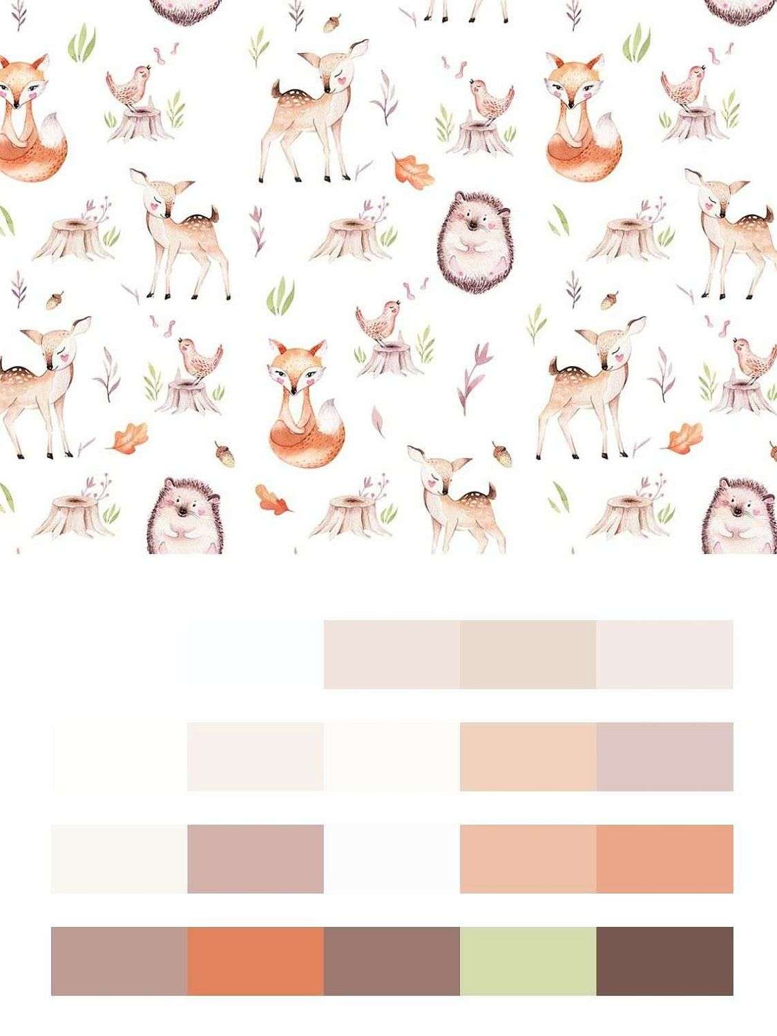 Олени и ежики  12-730