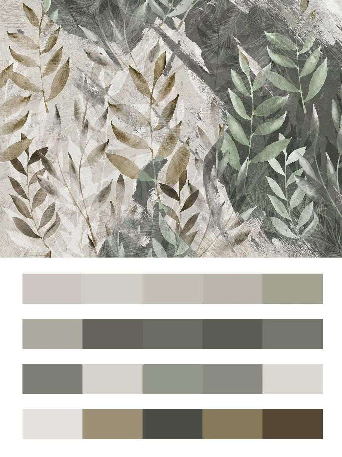 Панно листья  14-568