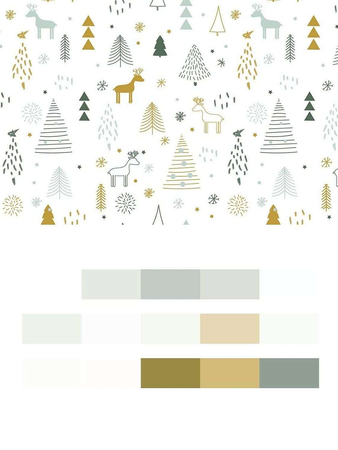 Елочки фоновые  12-707