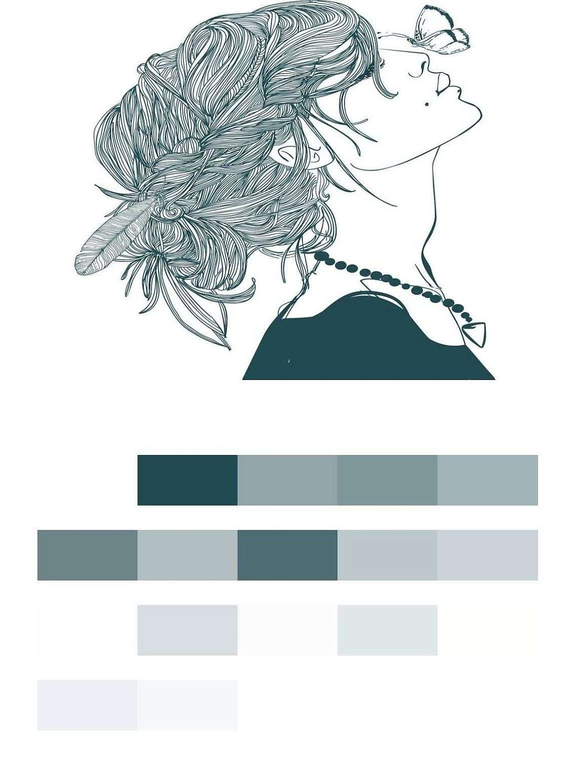 Девушка арт  12-639