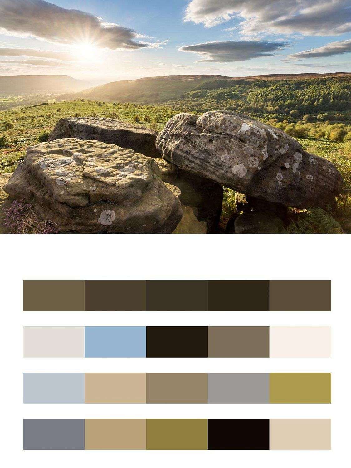 Англия горная местность  9-609