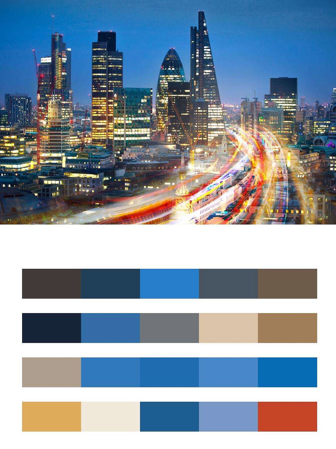 Огни ночного города  9-699