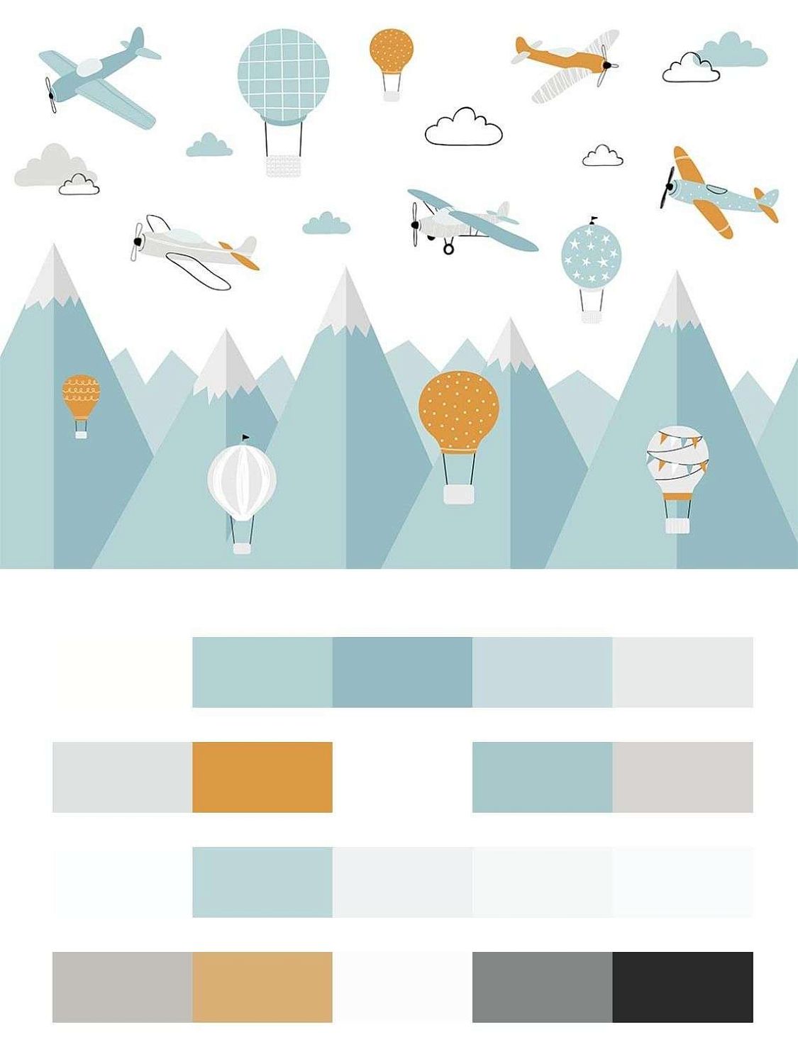 Голубые холмы и самолеты  12-1425