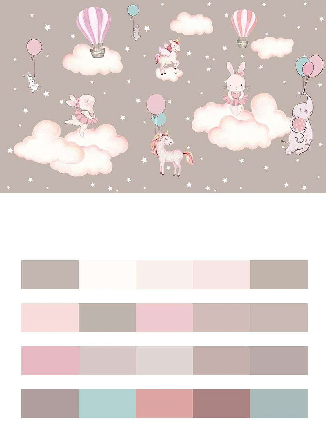 Зайчики на облаках  12-1492