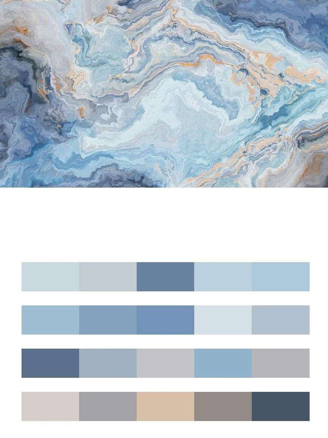 Сине-голубой мрамор  9-1454