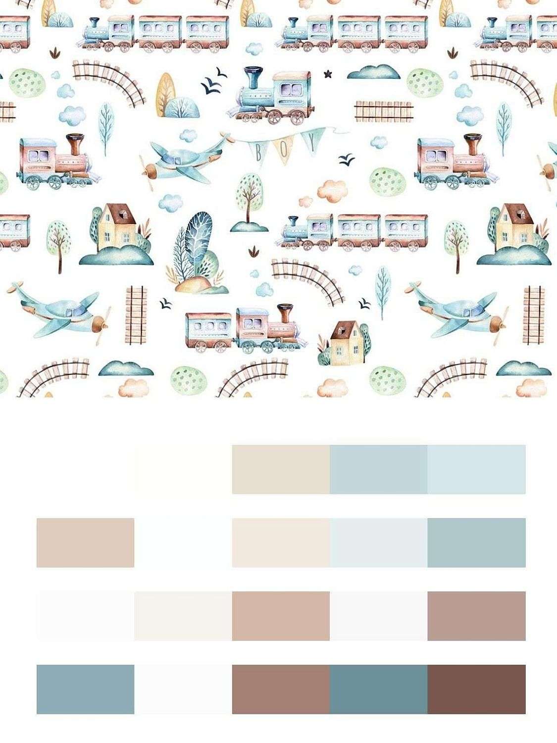 Паровозики  12-729