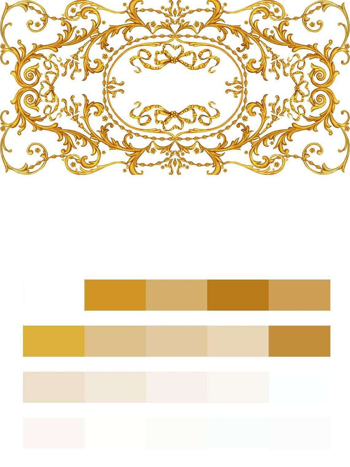 Орнамент золото 4  9-129