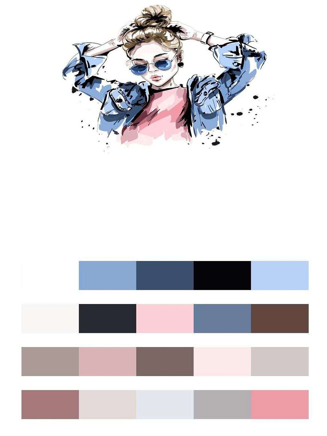 Стильная девочка  14-275