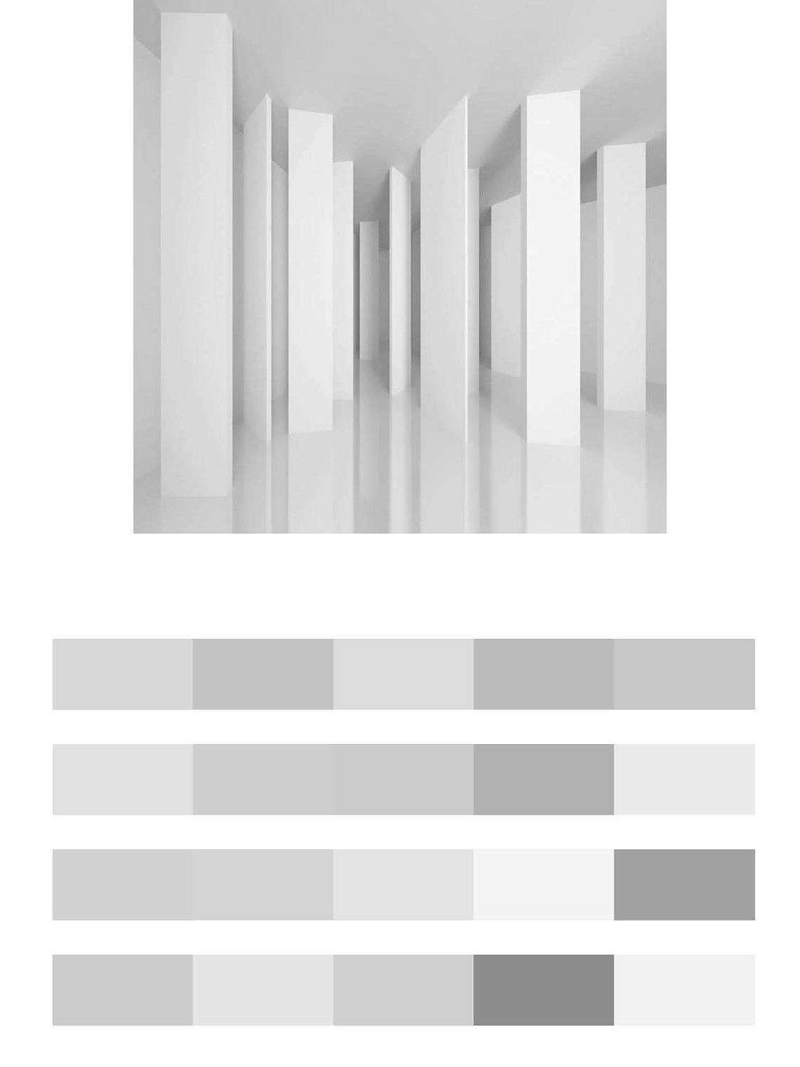 3д серые колонны  10-826