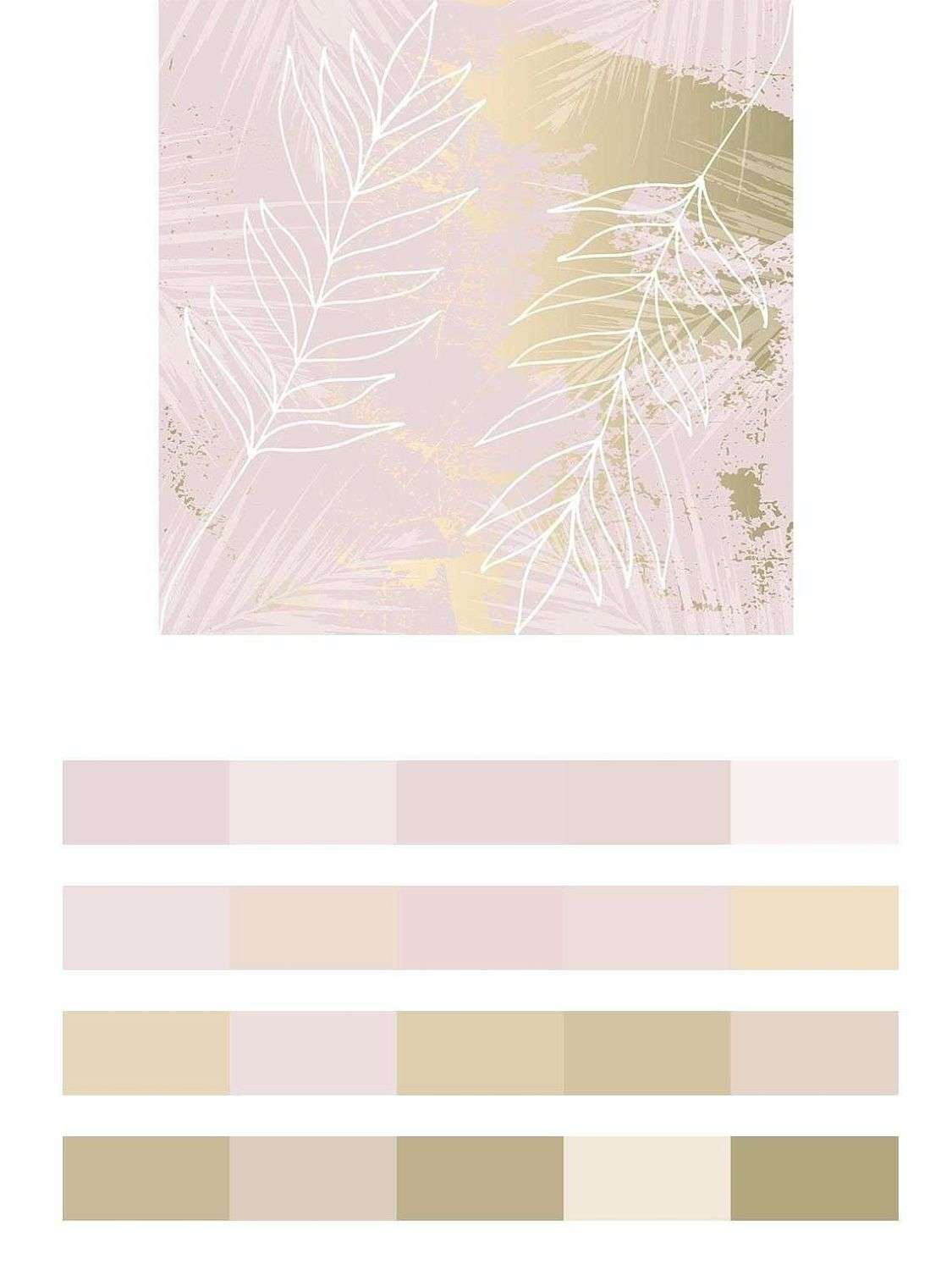 Белая веточка папоротника  9-1112