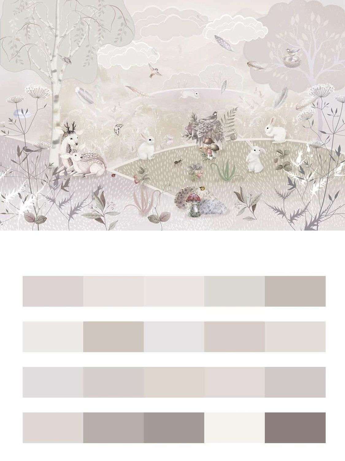 Полянка со зверятами  13-617