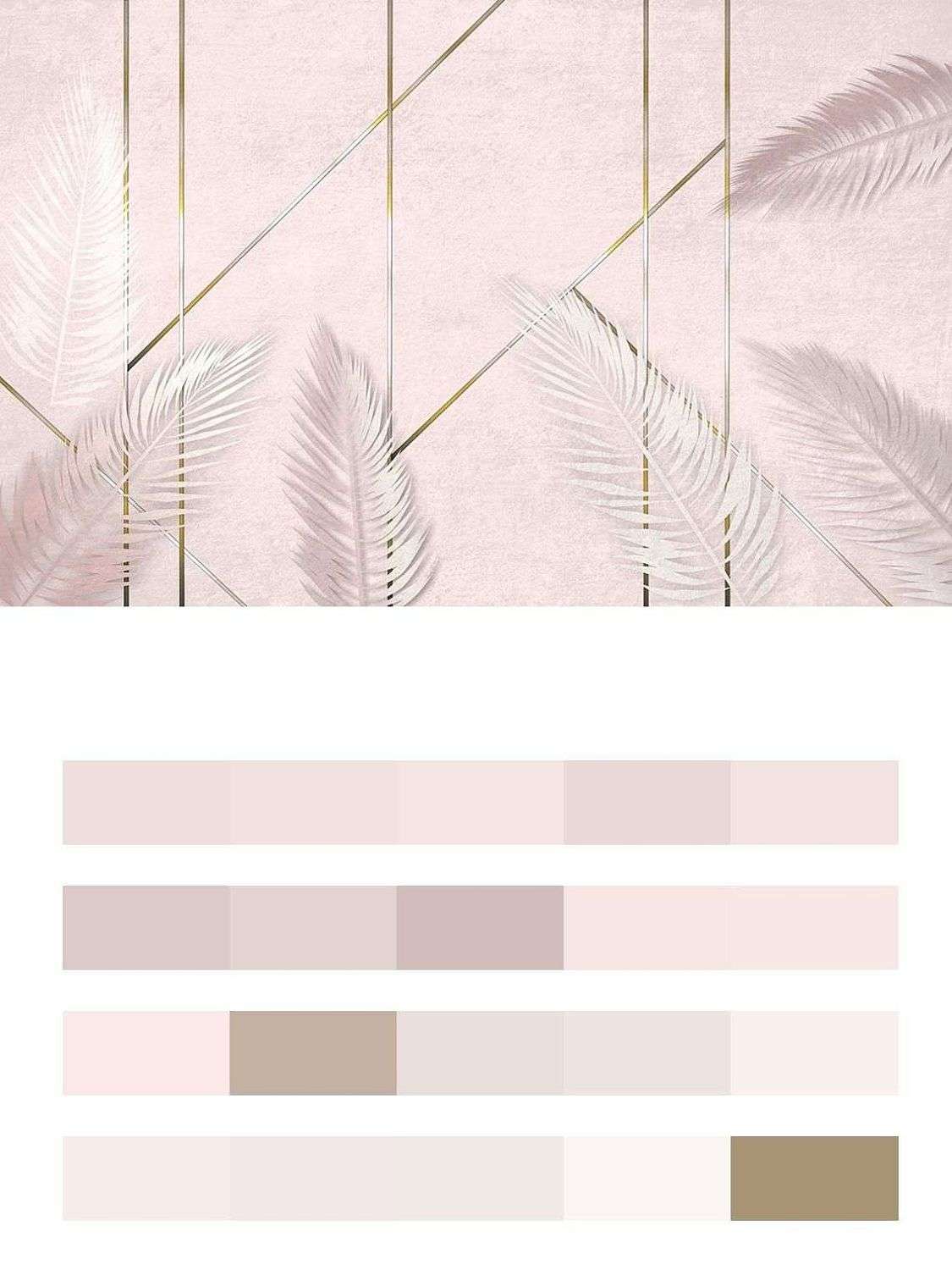 Листья и геометрический рисунок  9-1847