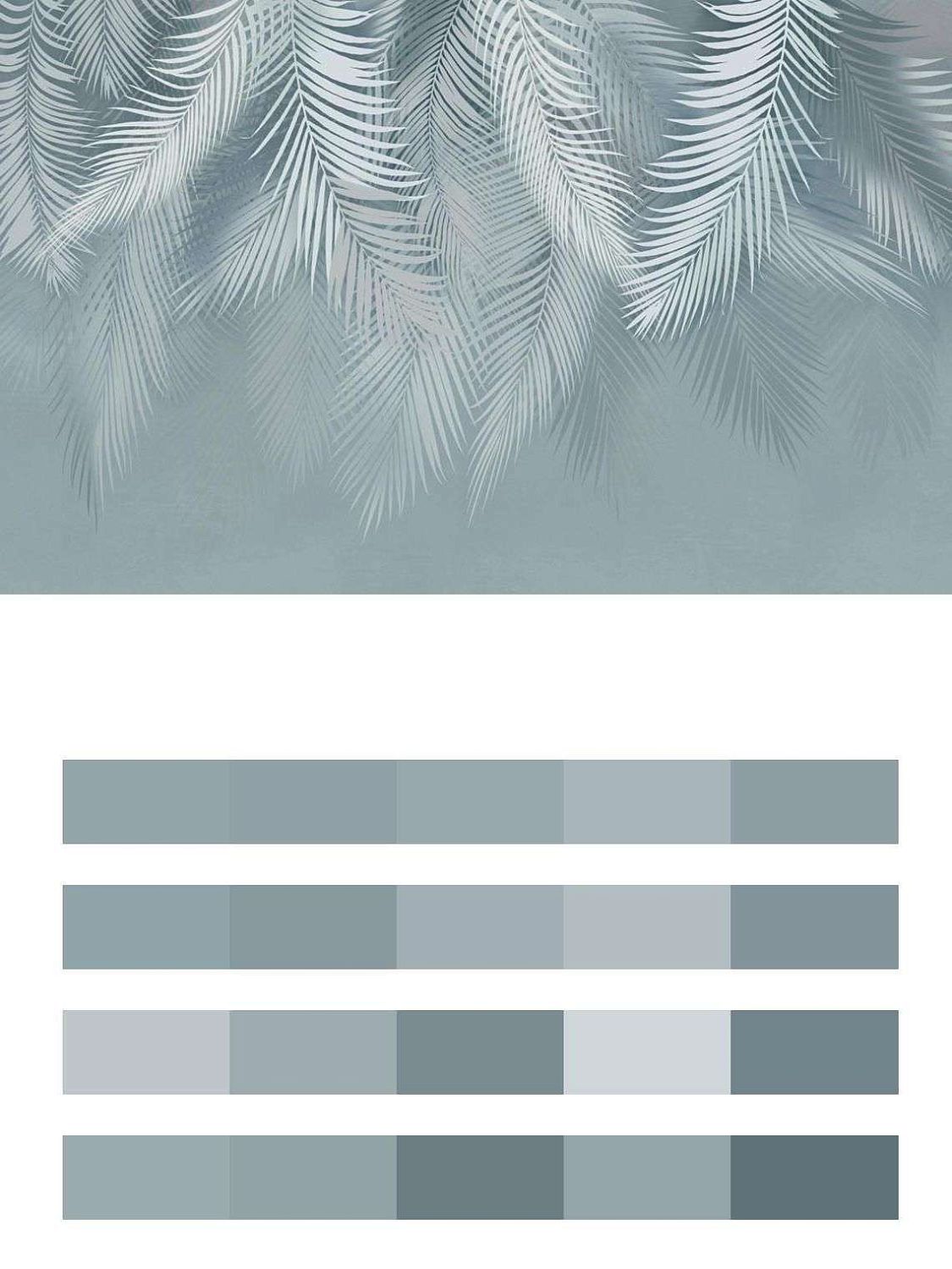 Свисающие листья пальмы  13-244