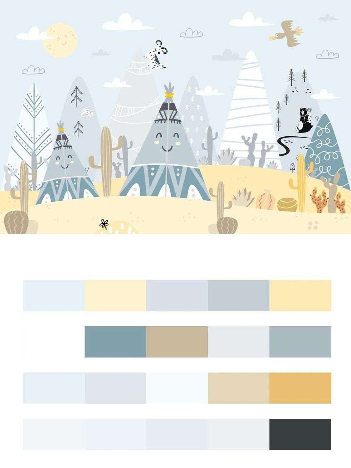 Вигвамы в пустыне  12-1026