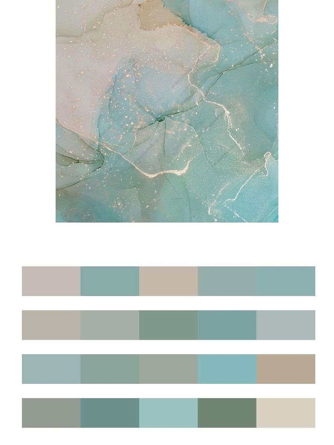 Флюид арт золотые песчинки  9-1039