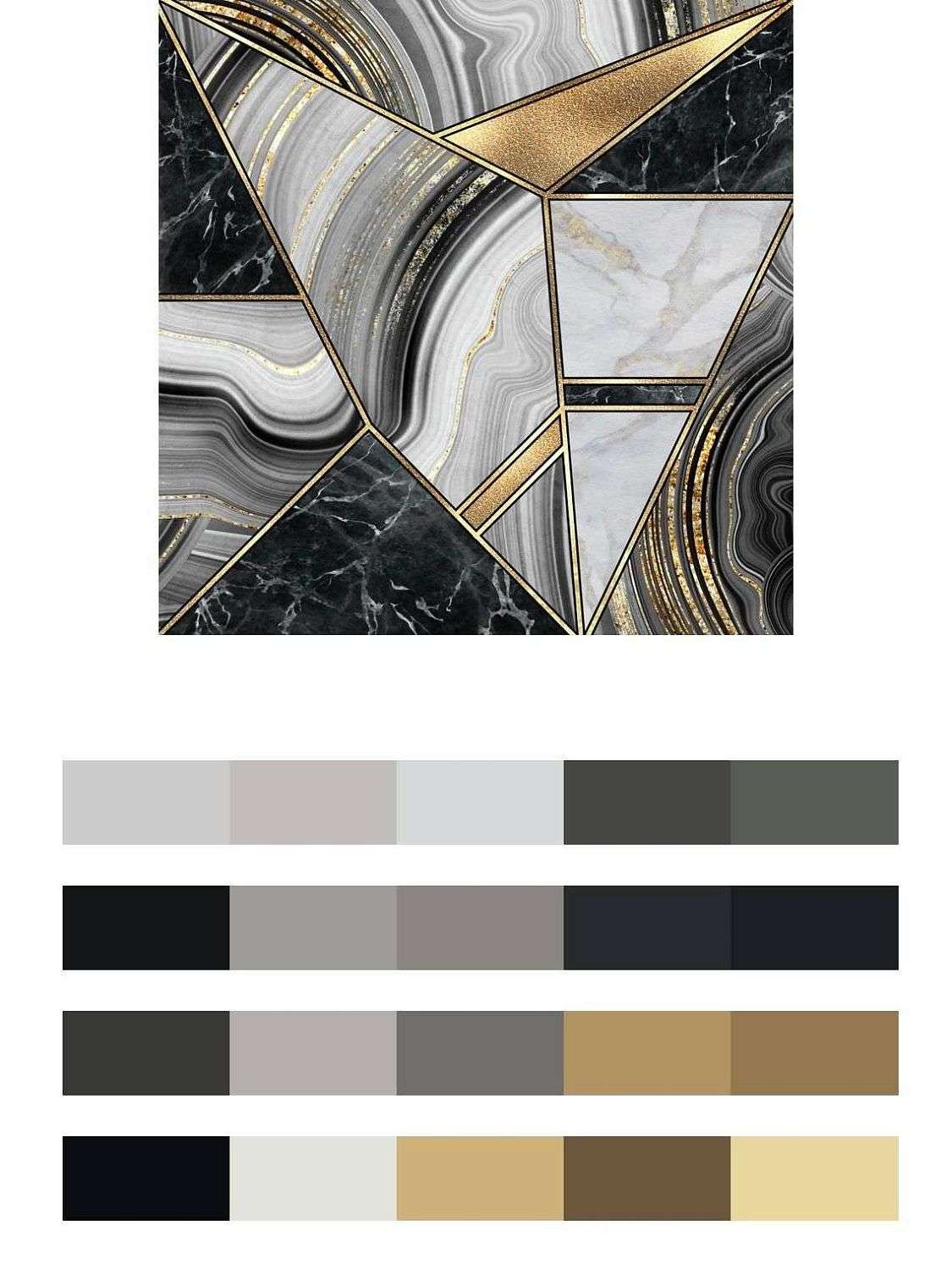 Мрамор геометрия  9-1092