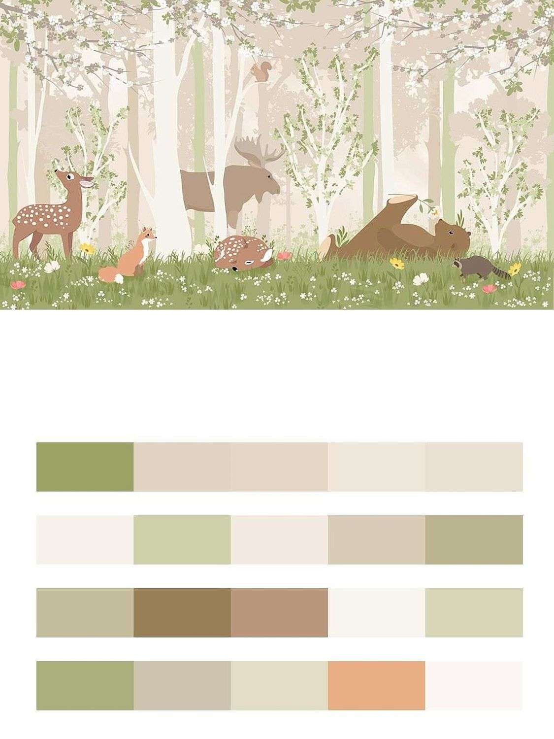 животные в лесу  12-1599