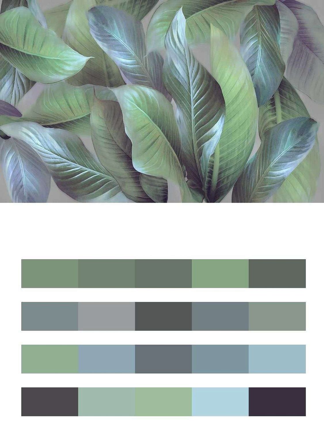 Листья папоротника  13-398