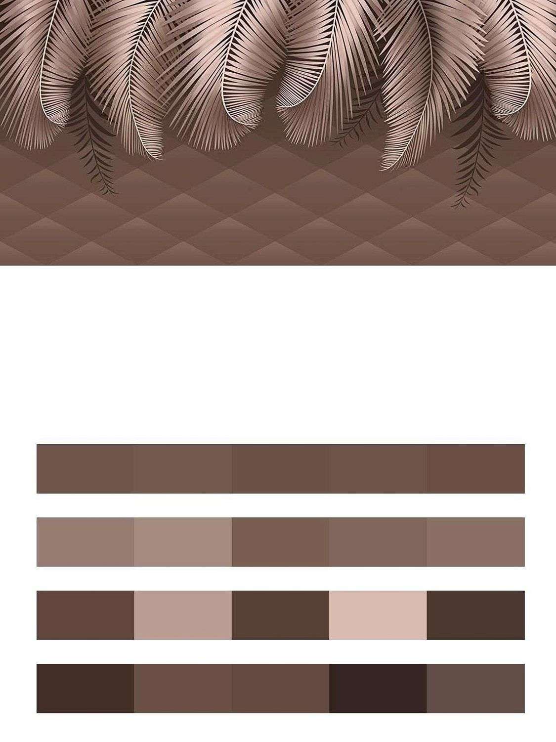 Пальмовые ветви свисающие  9-1644