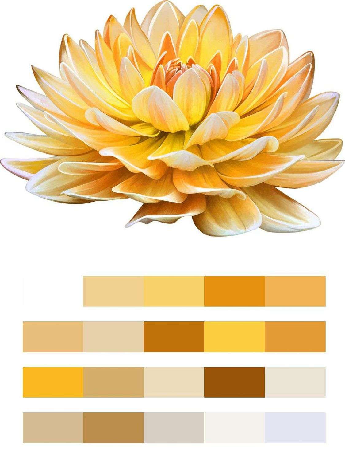 Желтый пион  9-007