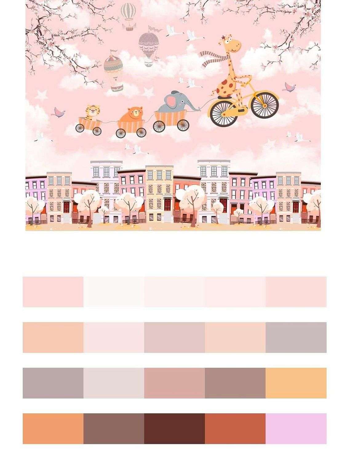 Животные на велосипеде  12-1175