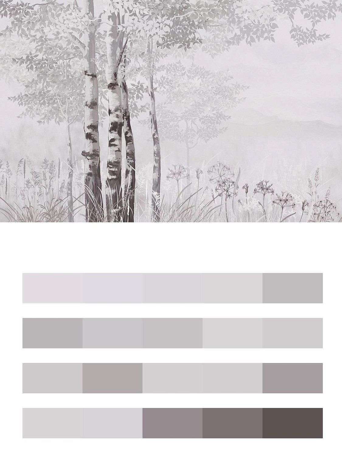 Береза в лесу  13-189