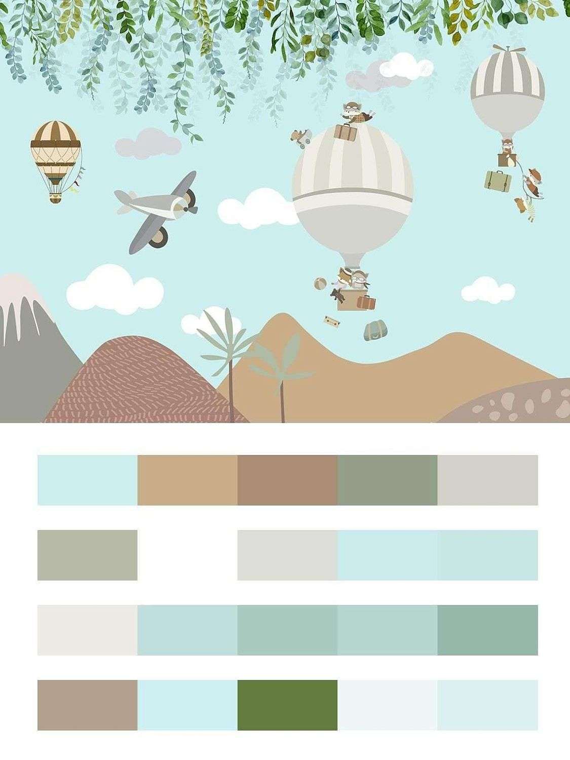 Воздушные шары в детскую  14-494