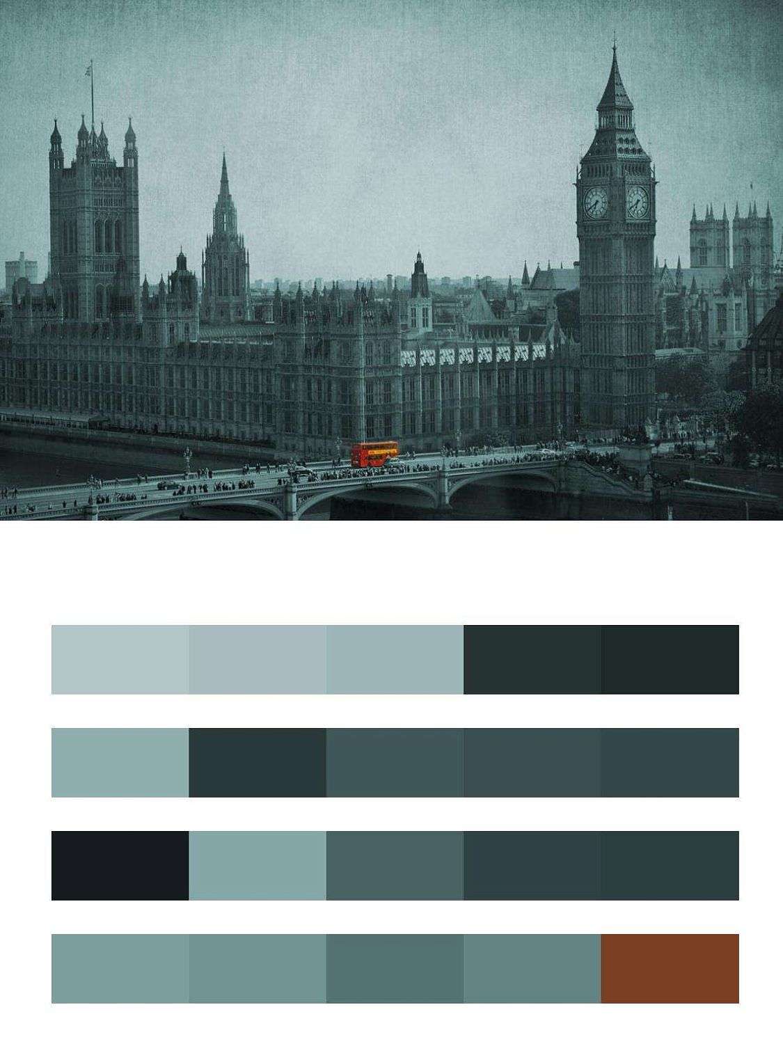 Синее цвета Лондона  9-462