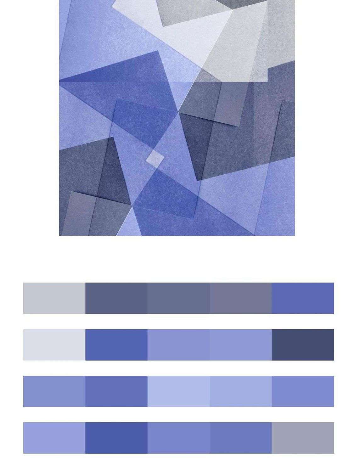 Голубой монохром  9-1342