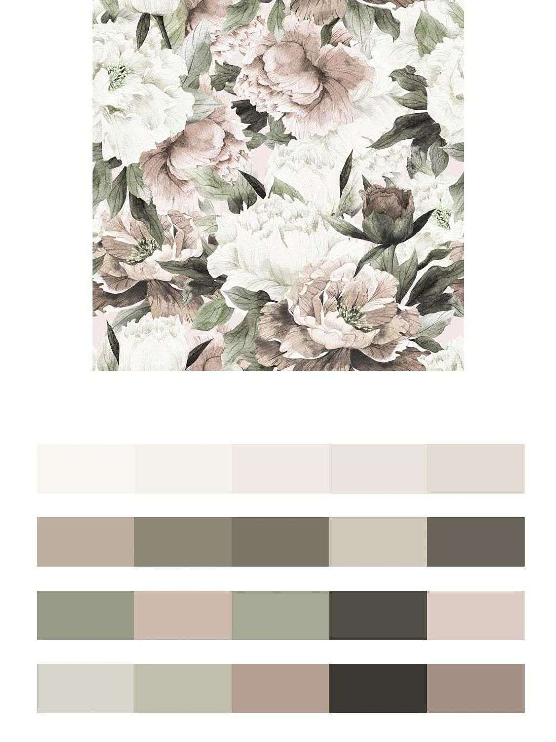 Пудровые пионы  14-562