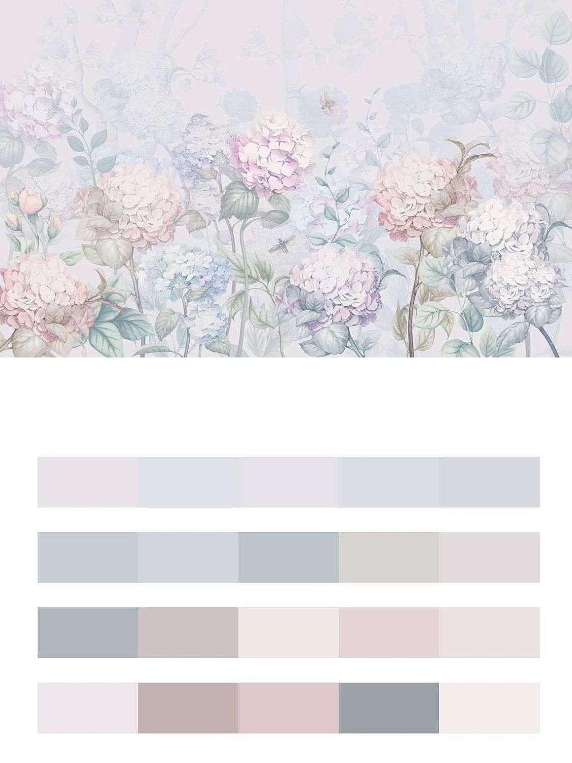 Нежные гортензии  13-112