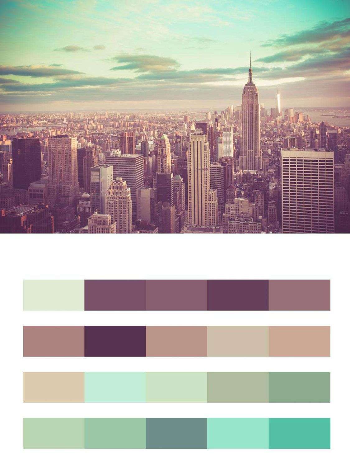 Красивое небо над Нью Йорком  9-823