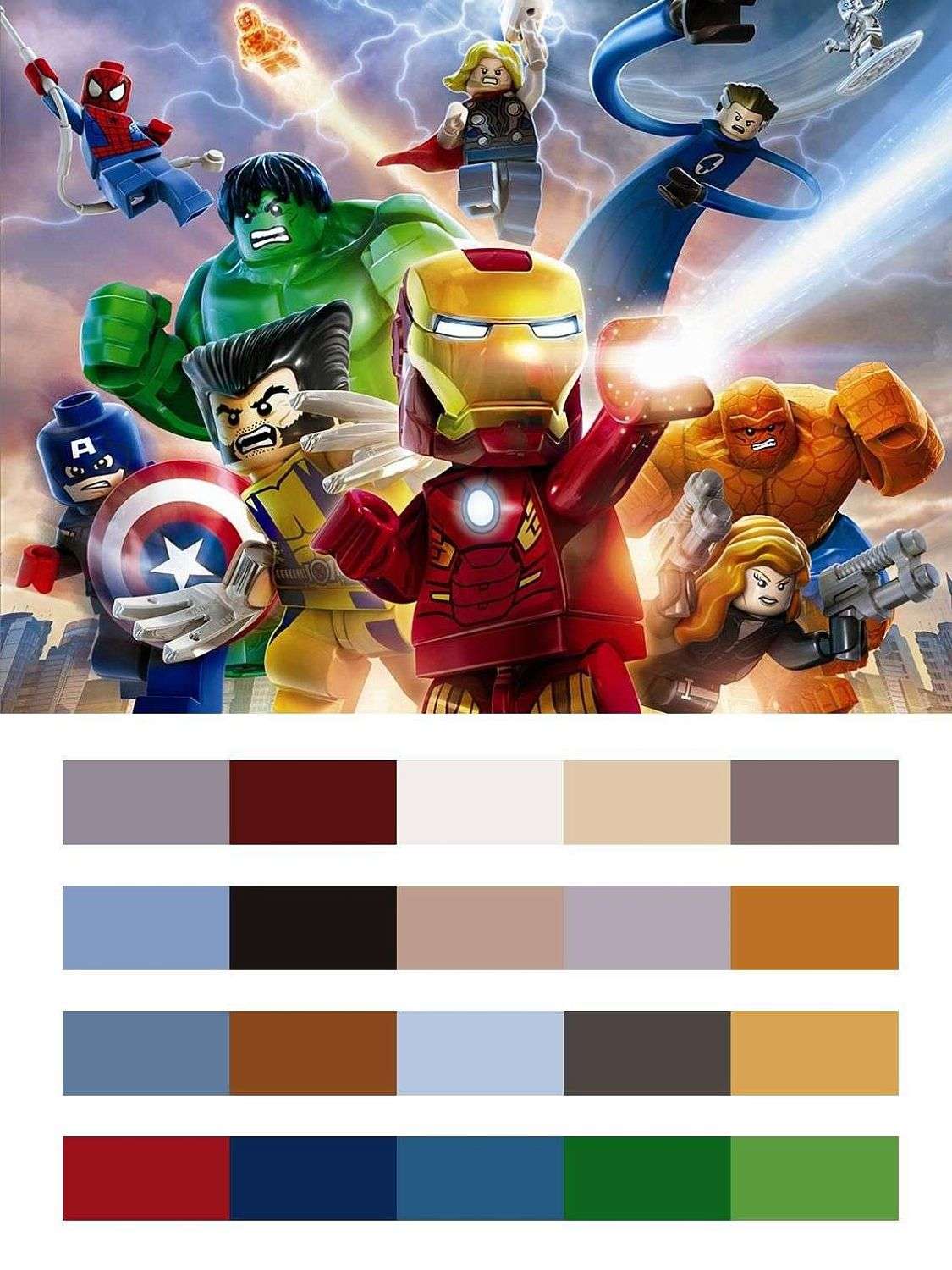 Лего марвел  12-1053