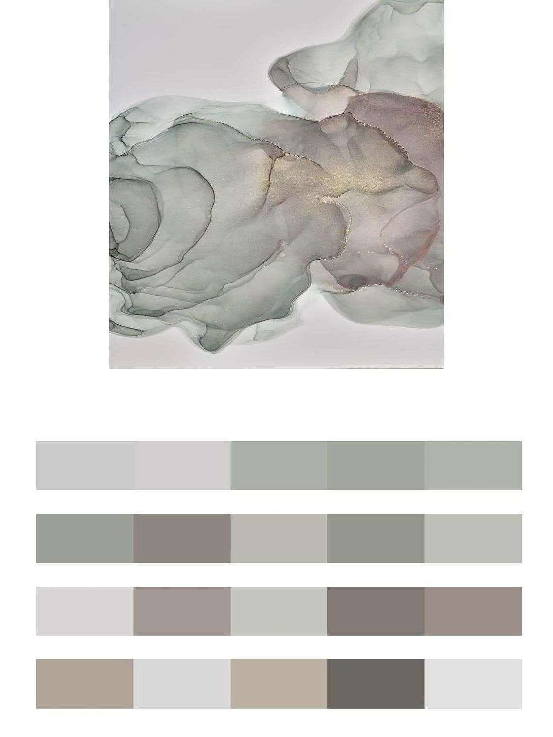 Мрамор акварелью  9-1564