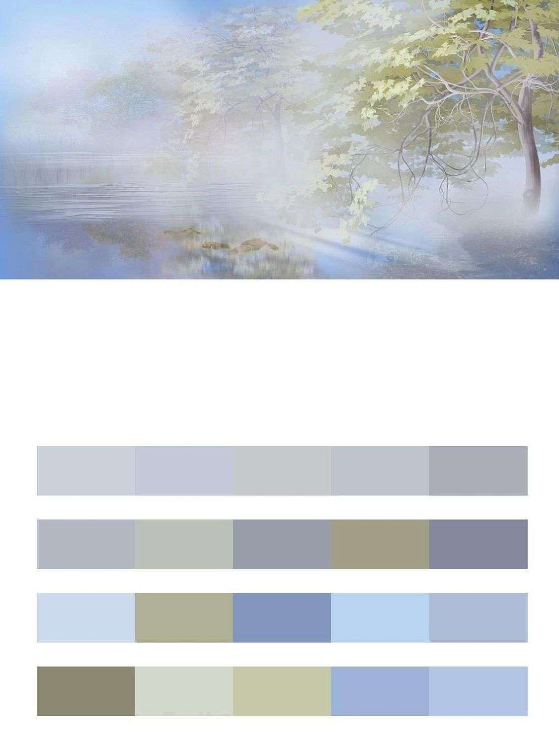 Дерево окутанное туманом  13-432