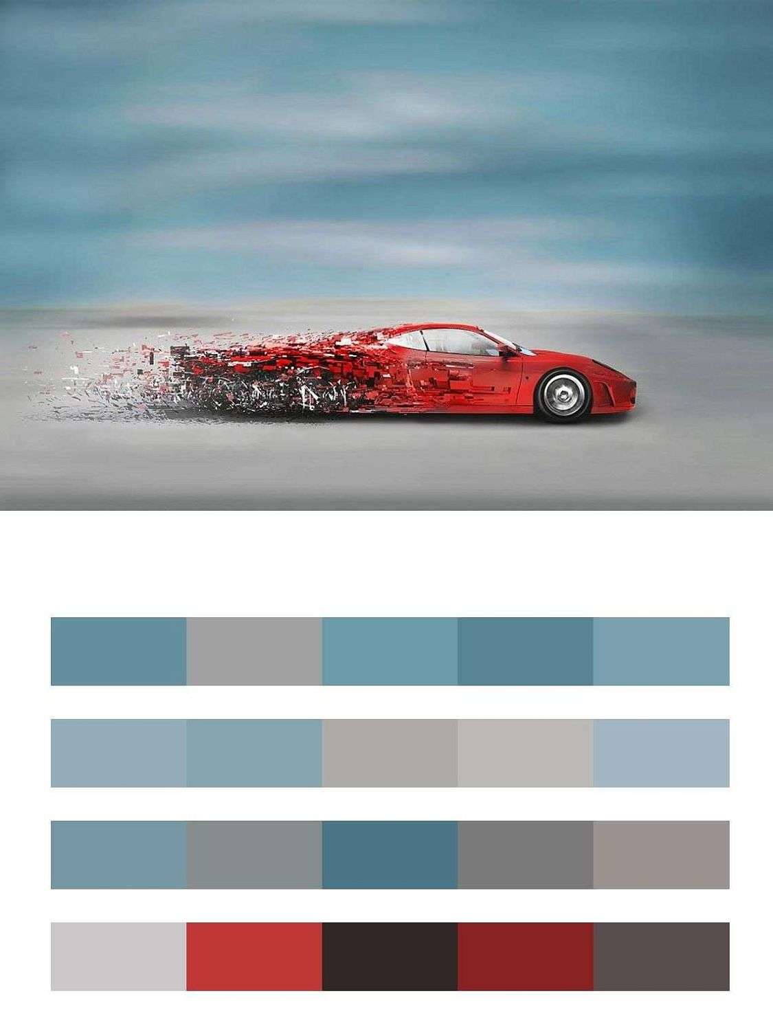 Красная феррари  12-1441