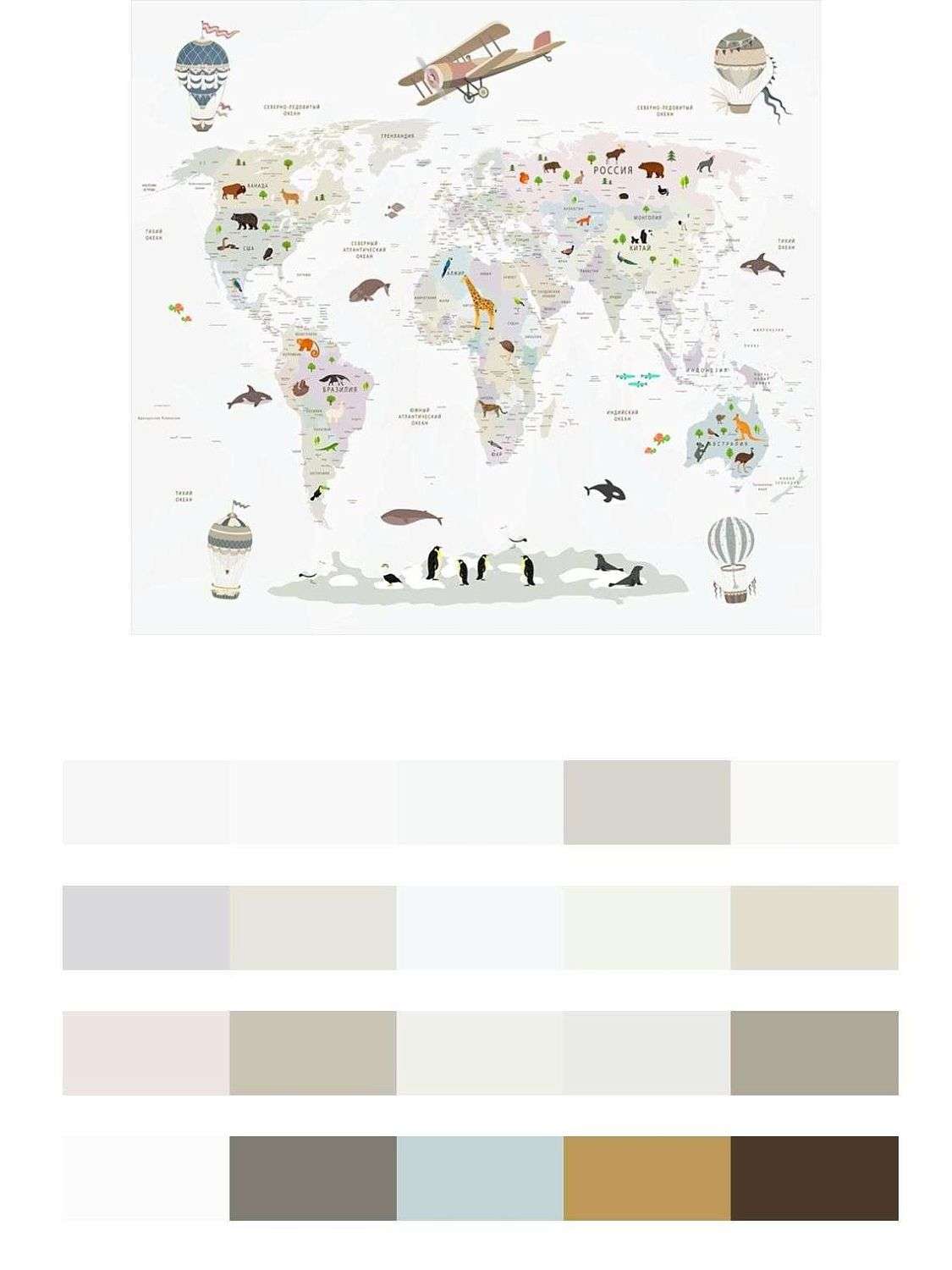 Карта светло серая  12-1016