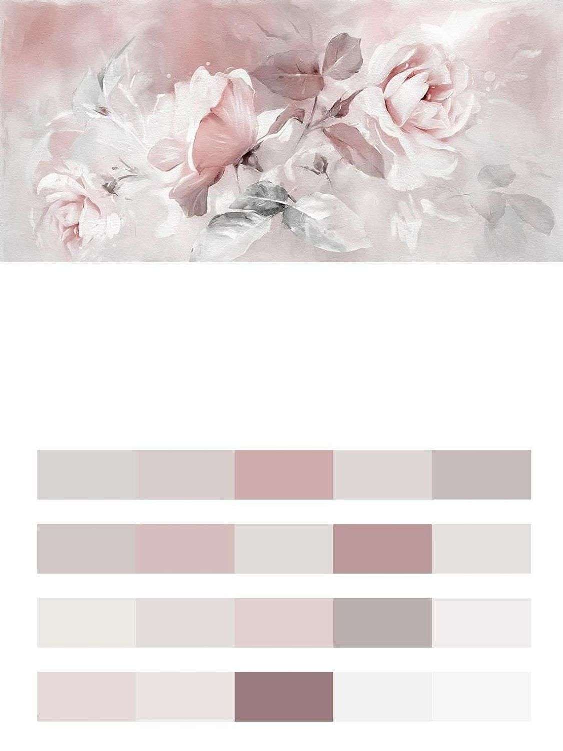 Акварельные 3D розы  9-1680