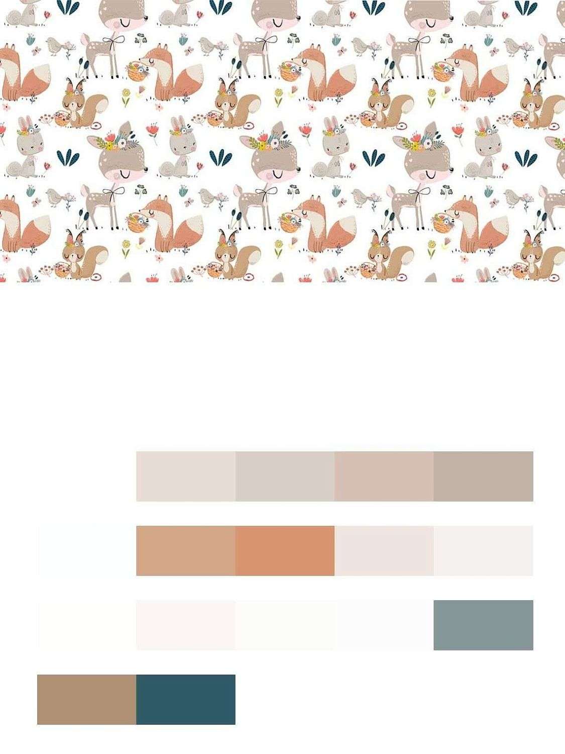 Лисичка с оленем  12-667