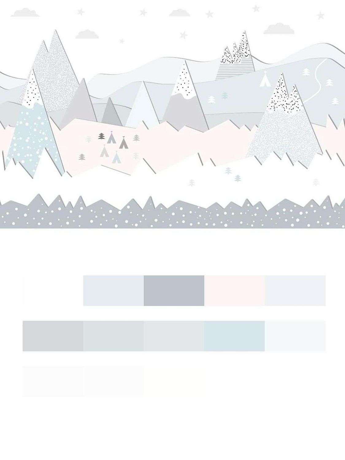 Горы в детскую 3д  14-037