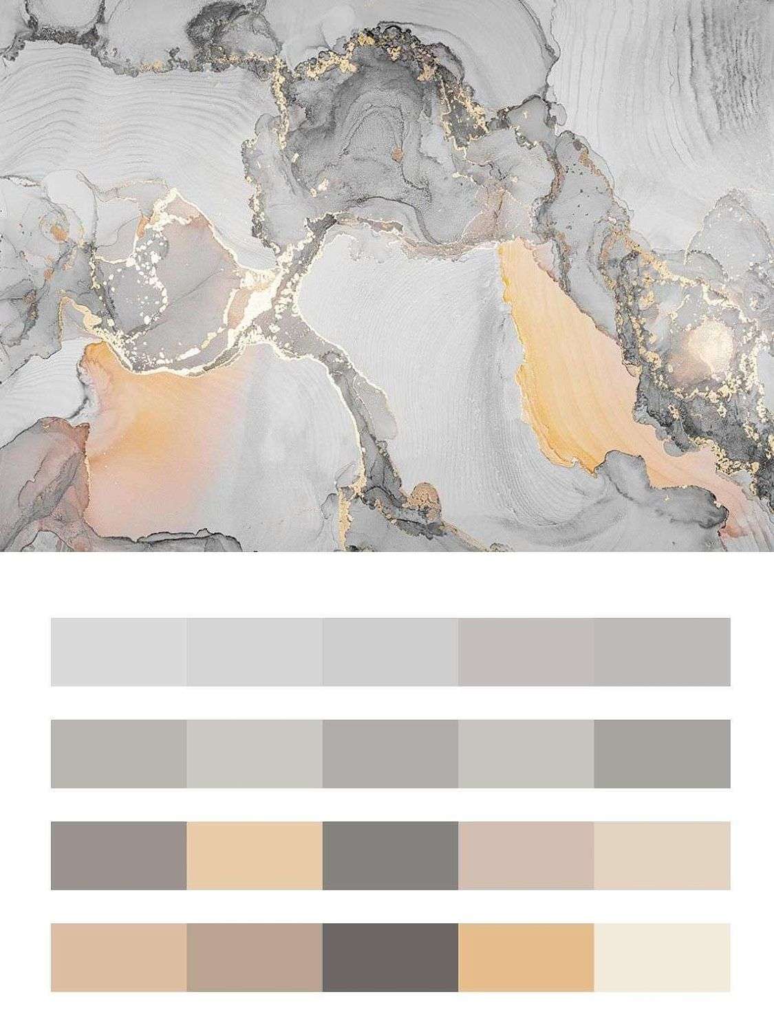 Светло-серый флюид арт  9-1616